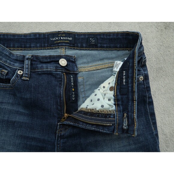 Lucky Brand Jeans Women's Size 4R Blue Mid-Rise Ava Skinny Denim 26" Inseam - Picture 2 of 16